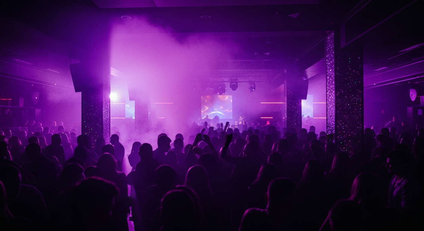 Nightlife atmosphere